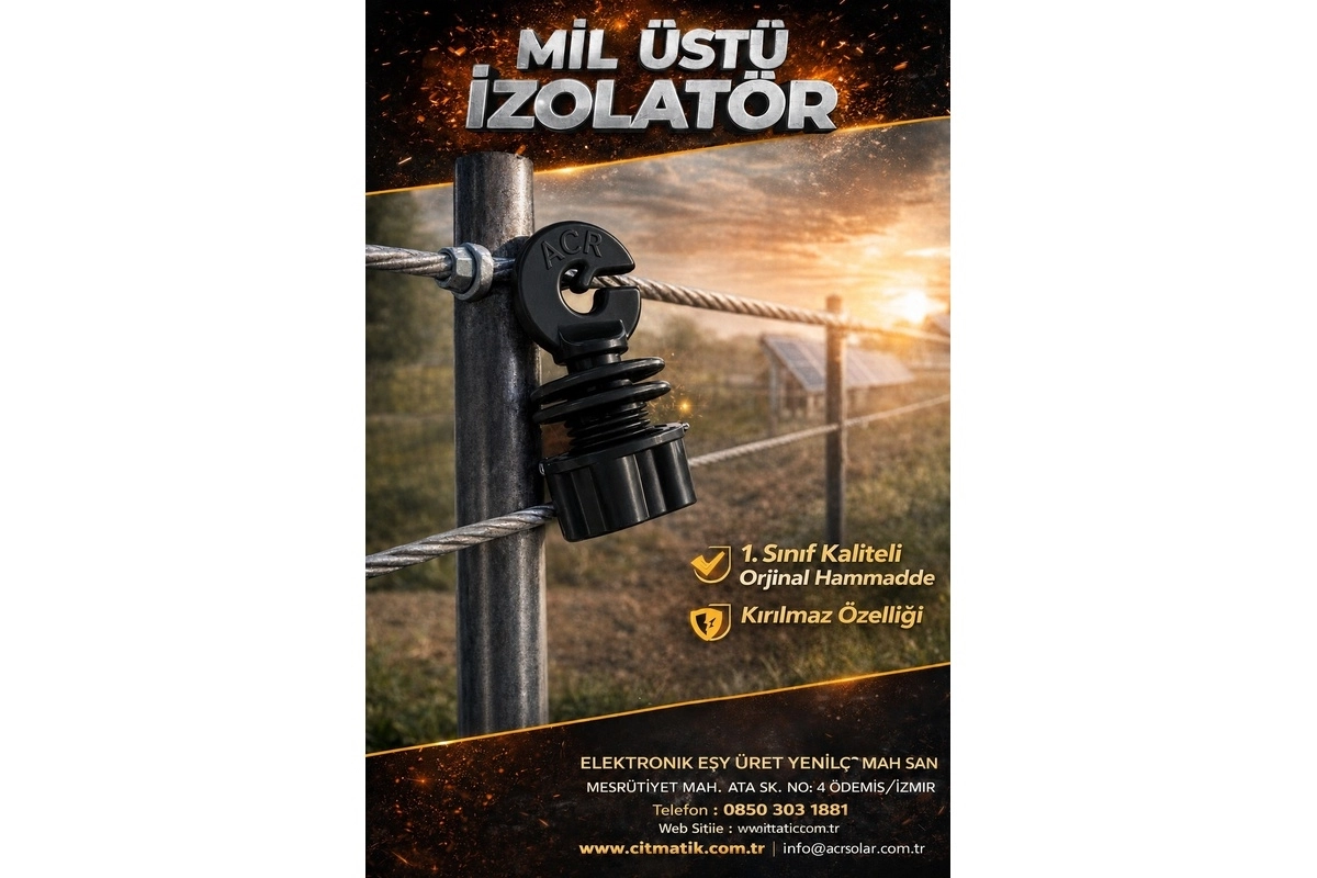 Mil Üstü İzolatör Ekonomik 25 ADET