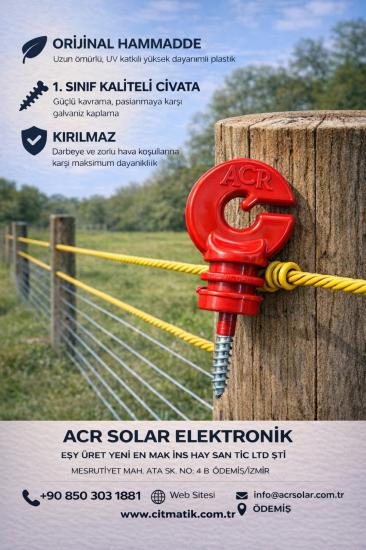 Ağaç Sıkma İzolatör LÜKS 100 ADET