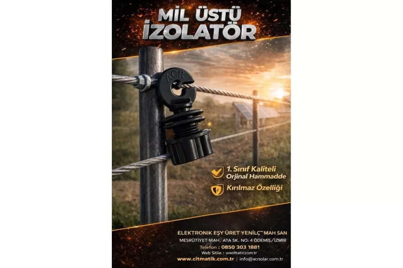 Mil Üstü İzolatör Ekonomik 25 ADET